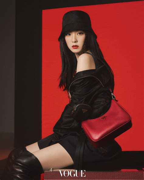 irene red velvet prada